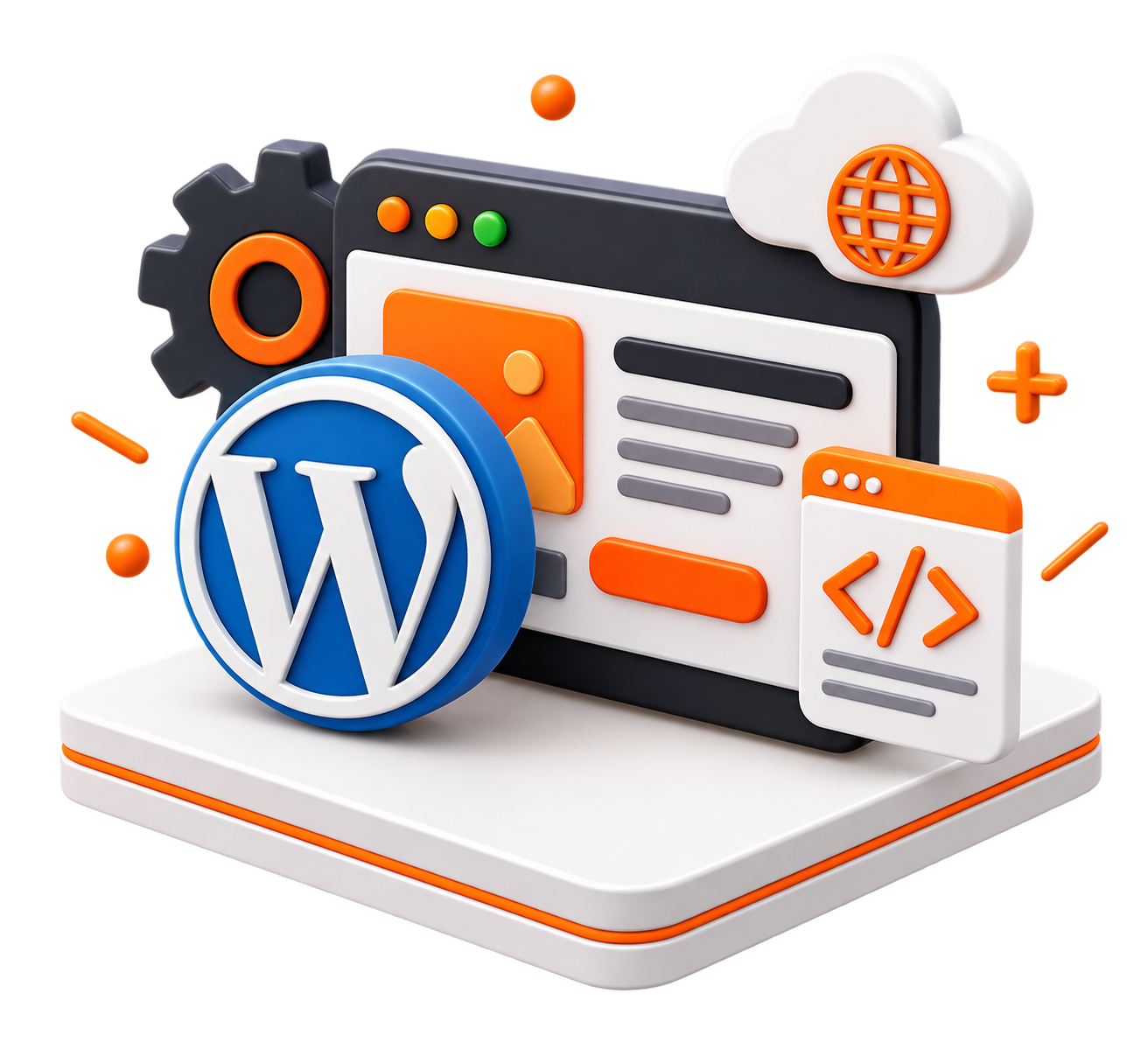 WordPress Website service icon